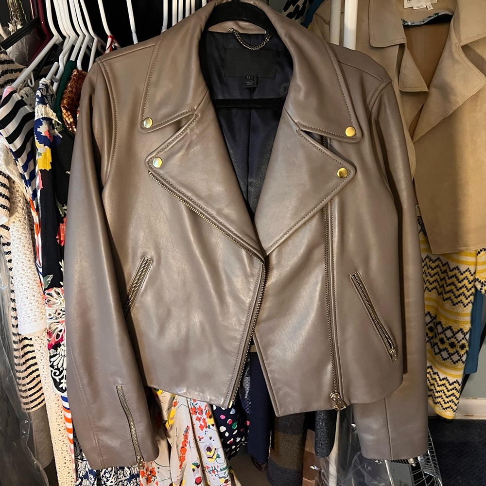 J.Crew Leather Motorcycle Jacket